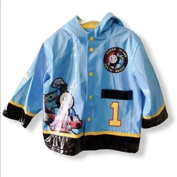 Thomas and Friends Hooded Rain Jacket - Picture 1 of 6
